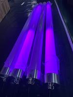 Tube LED Pixel RGBIC 360° à Haute Intensité Lumineuse (CRI 95), 24V, D50, Diamètre 50mm, Adressable, pour Bar DJ 3D, RGB IC DMX, Tube Numérique Rond 360