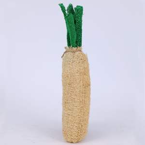 Juguete Masticable de Luffa Natural para Mascotas, en Forma de Zanahoria, para Hámsteres y Chinchillas, Juguete para la Dentición y Limpieza Dental - Product Image 2