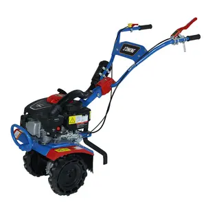 Dinking kultivator taman Mini penyuling daya tangan kecil dorong kultivator bensin Mini Power Tiller dengan gigi CVT, 1WGQZ3.1-45