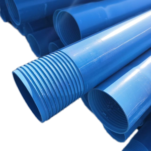 <span class=keywords><strong>Prix</strong></span> usine Tuyau de puits d'eau en <span class=keywords><strong>PVC</strong></span> Sch40 110 140mm, Tuyau d'irrigation haute pression PN10 4" 6" 8" avec écran fileté à fentes - Product Image 3