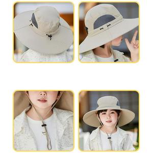 Chapeau de pêcheur pour enfants avec protection <span class=keywords><strong>solaire</strong></span> UV, ventilateur <span class=keywords><strong>solaire</strong></span> à faible consommation d'énergie, couleur personnalisée - Product Image 2
