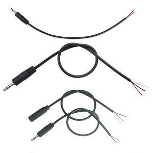 Tuỳ chỉnh Cáp Âm Thanh 3.5mm Nữ Nam TS TRRS Mono Cắm để Trần Dây Kết Thúc Mở AUX Cáp - Product Image 5