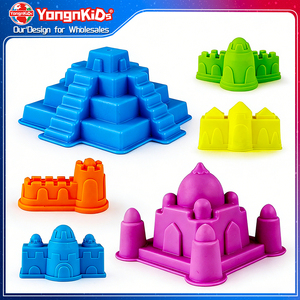 OEM/ODM Moule à sable spatial, Château d'animaux marins, Argile colorée en caoutchouc, Accessoires pour sable de jeu, Pelle à gâteau, Jouet de modelage en argile - Product Image 1
