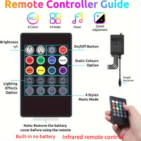 Interior del coche debajo del tablero Kit de iluminación 12 LED Control de aplicación RGB interior con modo de música Iluminación ambiental Luces LED de pie del coche