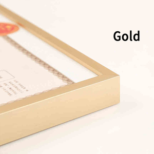 מסגרות תמונה סגסוגת אלומיניום מוברש מסגרות תמונה ממתכת מסגרת מסגרת פוסטר שולחן מסגרת פרסום פוסטר - Product Image 5