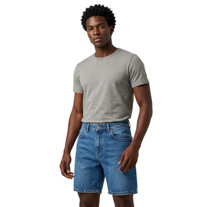 Pantalones Cortos de Mezclilla Personalizados para Hombre, Estilo Vintage Lavado, Cierre de Botones, Cintura Media, Estilo Cargo, Ropa de Verano - Product Image 5