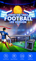 Jeu interactif lumière LED Subsoccer 3 jeu de football de Table avec deux chaises assis Football sous la Table
