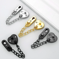 Meubles modernes sans clé porte coulissante chaîne boulon serrure sécurité garde loquet pour chambre maison hôtel