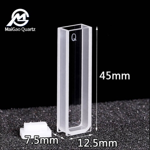 <span class=keywords><strong>Cuvette</strong></span> kuarsa optik, <span class=keywords><strong>Cuvette</strong></span> sel aliran kuarsa - Product Image 1