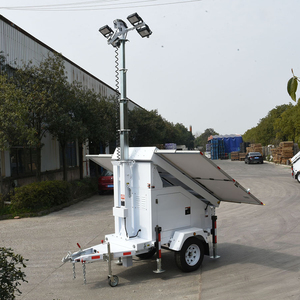 Phổ biến di động dẫn ánh sáng tháp Telescopic mast năng lượng mặt trời ánh sáng tháp - Product Image 5