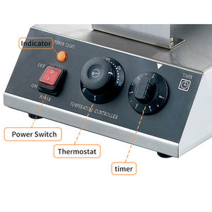 Máquina comercial de gofres de hierro para aperitivos, máquina de <span class=keywords><strong>waflera</strong></span> de huevo para helados para pequeñas empresas, fabricantes de gofres de burbujas HK - Product Image 4