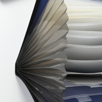 Organisateur de fichiers multi-compartiments A4 13 poches avec onglets d'étiquettes Classification des documents en PP de 0.85mm Impression de logo personnalisé