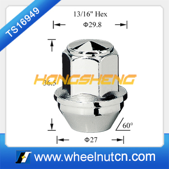 Заводская цена, 21 Шестигранная Автомобильная гайка с завода hongsheng