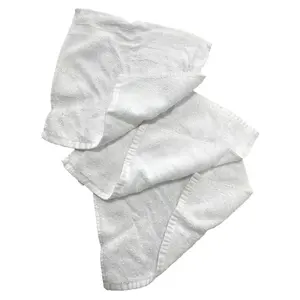 Textile Waste Industrial Wiping Cotton Rags Used Clothes Hotel White Square Towels 100% Cotton Rags for Cleaning