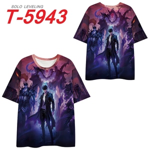 9 Styles <span class=keywords><strong>Grande</strong></span> <span class=keywords><strong>Taille</strong></span> Populaire Dessin Animé Solo Nivellement Cheng Xiaoyu T-shirt Anime Hommes Chemises pour Enfants - Product Image 6