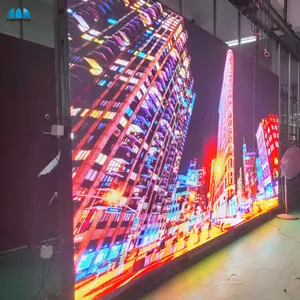 휴대용 무대 대여 야외 LED 디스플레이 화면 무대 배경 LED 비디오 벽 P2.6 P3.91 임대 교수형 Led 패널 화면