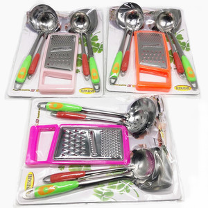 热销家用多功能厨房用品瓜刨五件套勺铲 - Product Image 5