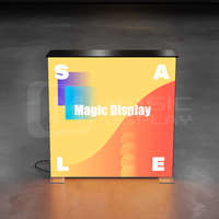 Facile à installer, présentoir lumineux SEG, comptoir lumineux portable, table de promotion, comptoir pour la publicité, événements, salons professionnels