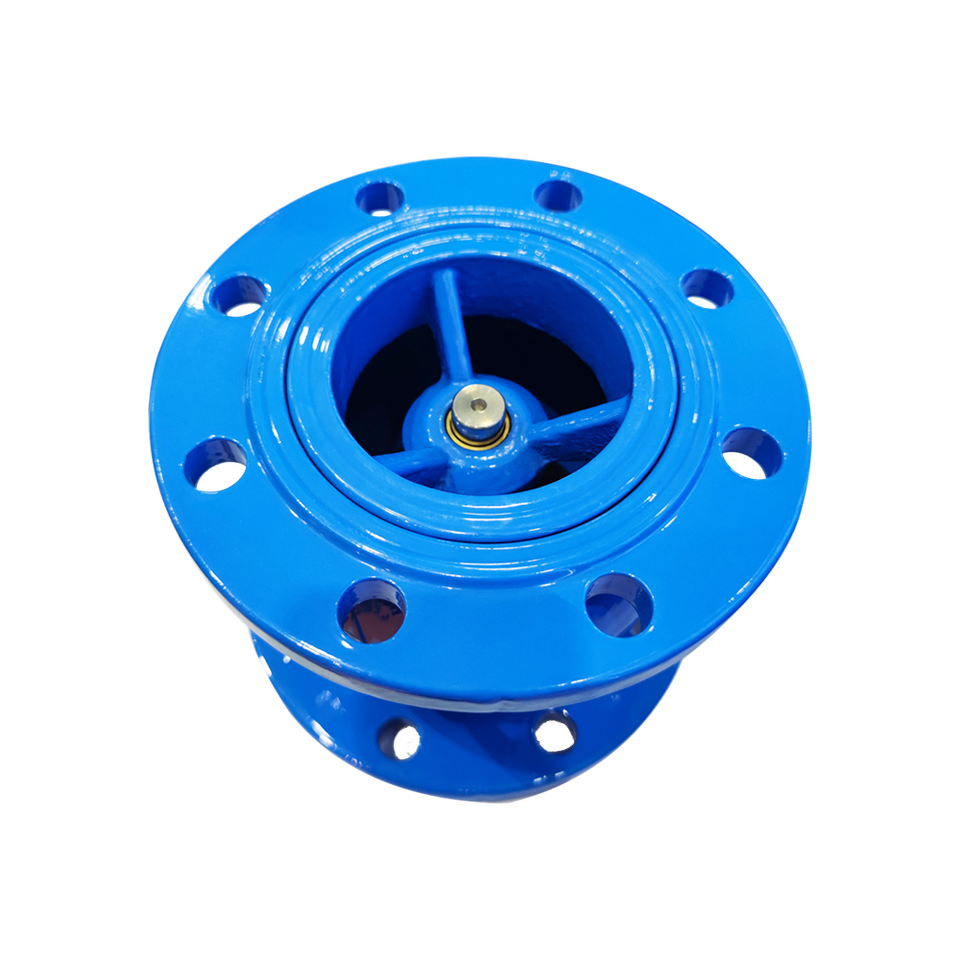 Cd Temperature Check Silent Check Valve Blue Cast Iron Flanged Vertical Non Return Valve ...