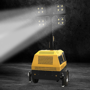 Năng lượng mặt trời hệ thống năng lượng LED năng lượng mặt trời di động ánh sáng tháp giá thấp LED chiếu sáng Trailer cho bán - Product Image 5