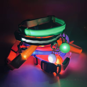 <span class=keywords><strong>Collar</strong></span> de Perro Luminoso LED de Nailon Resistente con Recarga USB, <span class=keywords><strong>Collar</strong></span> Nocturno Antipérdida para Mascotas - Product Image 4