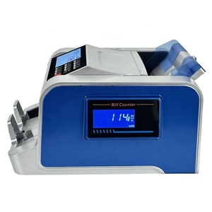 1100D2 UV3MG PKR USD EUR Bill Money Counter Machine UV/MG/IR Détecteur de billets de banque avec calculatrice - Product Image 3