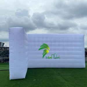 <span class=keywords><strong>Mur</strong></span> <span class=keywords><strong>gonflable</strong></span> de marque de la publicité personnalisée avec <span class=keywords><strong>ballon</strong></span> <span class=keywords><strong>gonflable</strong></span> extérieur de décorations de Halloween de montée de lumière de LED - Product Image 1