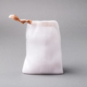 Jabón Facial Enzimático de Menta y Árbol de Té con Red de Espuma de Cristal y Estuche de Viaje, Marca Privada - Product Image 4