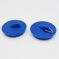Bouchon de vidange pour baignoire, bouchon d'étanchéité pour évier de cuisine, bouchon de vidange pour évier de balcon/laverie, bleu