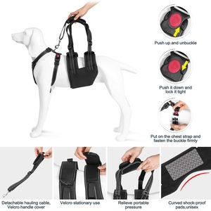 ชุดสายรัดพยุงยกสุนัข,ชุดช่วยพยุงสุนัขช่วยเดินฟื้นฟูสมรรถภาพพร้อมสายรัดหน้าอกแบบปรับได้ - Product Image 5
