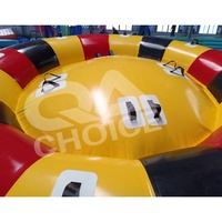 Gyroscope gonflable Commercial pour jeux de parc aquatique, bateau disco volant, remorquable, saturn d'eau aquatique, bascule