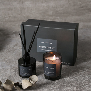 Commercio all'ingrosso della fabbrica In magazzino regalo profumato <span class=keywords><strong>candela</strong></span> e <span class=keywords><strong>diffusore</strong></span> Set regalo di lusso Set Aroma <span class=keywords><strong>diffusore</strong></span> con <span class=keywords><strong>candela</strong></span> - Product Image 4