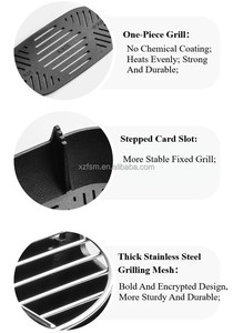Precio de salida de fábrica, parrilla Hibachi presazonada, parrilla de carbón para acampar al aire libre, parrilla Hibachi de mesa - Product Image 2