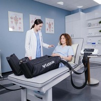 Nuevo Masajeador de Compresión de Aire de 8 Cámaras VU, Presoterapia para Piernas, Relajación Muscular y Circulación Sanguínea