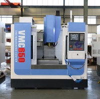 Système Fanuc Taiwan Standard CNC Machine-outil VMC650 Centre de traitement des métaux CNC Fraiseuse à métaux 5 axes
