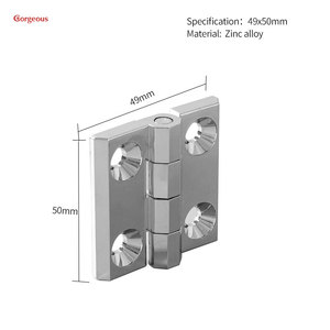 Bán buôn tùy chỉnh kích thước khác nhau kẽm-hợp kim cửa bản lề công nghiệp mông bản lề mua khóa bản lề - Product Image 5