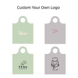 Simple Atmosphere <b>Microwaveable</b> Circular Plastic Handbag with Printable Logo in English Custom Made Shopping Bags - Product Image 5