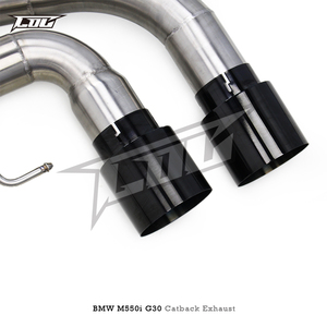 Système d'échappement Valvetronic <span class=keywords><strong>BSK</strong></span> en acier inoxydable 304 pour BMW M550/M550i G30/N63 4.4TT 2019-2025 – Silencieux Catback Performance avec commande - Product Image 5