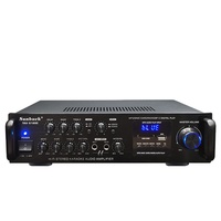Amplificateur audio Bluetooth HIFI 110V-240V haute puissance 200W*2 2.0, système de karaoké, système home cinéma, amplificateur de son musical