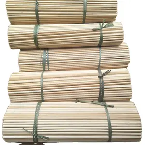 marshmallow ice cream stick bamboo wood factory small craft solid wooden birch sticks round dowel rod