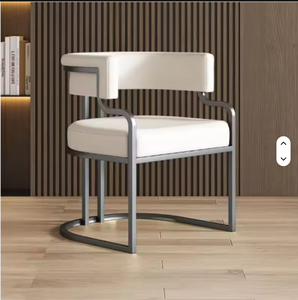 Silla de Comedor de Lujo, Silla de Sofá Mahjong para Oficina de Ventas de Hotel, Salón de Belleza, Silla de Maquillaje para Clientes de Salón de Uñas - Product Image 2