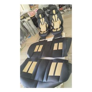 Nouvelles housses de siège de voiture OLIVER en cuir haut de gamme pour toutes les saisons, avec perles en bois - Product Image 4