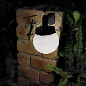 Spherical White Wall <b>Lamp</b> Outdoor Corridor Passage Lighting Manual <b>Switch</b> Model 019 - Product Image 2