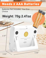 Timer Dapur Digital 5 Saluran Magnetik dengan Fitur Hitung Naik/Turun, Alarm untuk Memasak Pasta dan Lainnya, Timer Makanan
