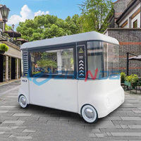2026 Hot Sale Electric Food Truck, Customized Mobile Kitchen Trailer, Fully Equipped Ice Cream Coffee Food Cart for Street