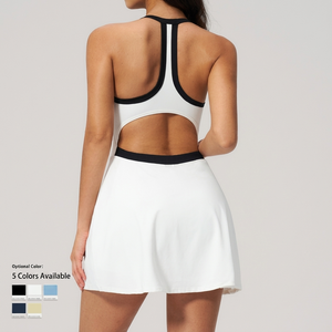 Vestido <span class=keywords><strong>de</strong></span> Yoga para Mujer, Sin Mangas, Ajustado, Transpirable, Informal, Ligero, con Sensación <span class=keywords><strong>de</strong></span> Segunda Piel - Product Image 2