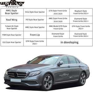Gli accessori esterni <span class=keywords><strong>W213</strong></span> includono lo Spoiler del tetto posteriore del paraurti della griglia del labbro anteriore per Mercedes BenZ classe E <span class=keywords><strong>W213</strong></span> <span class=keywords><strong>2016</strong></span> + - Product Image 2