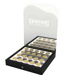 Expositor de maquillaje de acrílico transparente en forma de L, diseño personalizado de fábrica, para cosméticos - Product Image 1