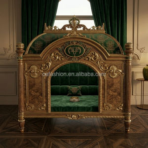 <span class=keywords><strong>Lit</strong></span> bébé <span class=keywords><strong>de</strong></span> luxe sculpté à la main avec revêtement en velours émeraude pour projets d'aménagement intérieur <span class=keywords><strong>de</strong></span> palais et <span class=keywords><strong>de</strong></span> villas - Product Image 3