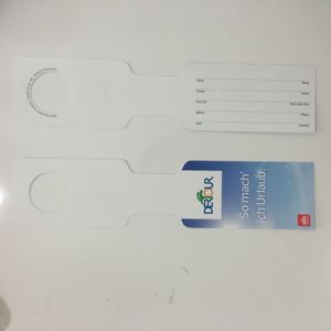 Custom Plastic Indelible PP Synthetic Paper Luggage <strong>Tags</strong> Waterproof <strong>Travel</strong> Bag <strong>Tag</strong> - Product Image 3